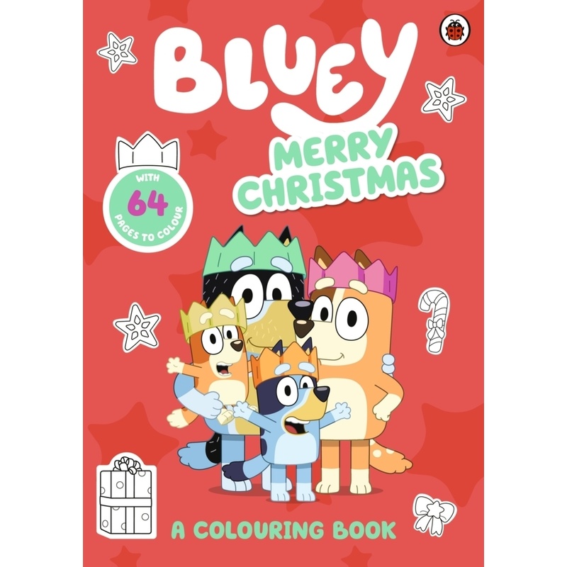 Bluey: Merry Christmas: A Colouring Book - Bluey, Kartoniert (TB) von Penguin Books UK