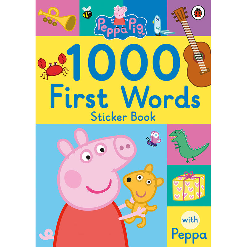 Peppa Pig – 1000 First Words Sticker Book, Taschenbuch von Penguin Verlag