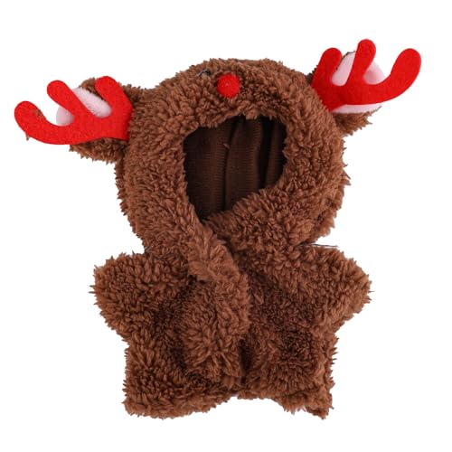 Kleidung für Puppen, Weihnachts Puppen Outfits Süße Kleidung Ersatz Stylischer Elch Overall für 15cm/17cm Große Dolls Ausstellungszubehör Sammlergeschenk Kleidung für Puppen, Weihnachts Puppen Outfits Süße Kleidung Ersatz Stylischer Elch Overall für 15cm/17cm Große Dolls Ausstellungszubehör Sammlergeschenk von Penitue