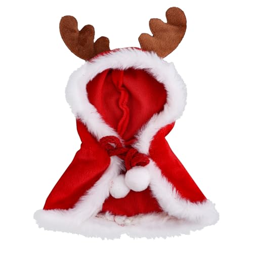 Kleidung für Puppen, Weihnachts Puppen Outfits Süßer Kleidungsersatz Mode Rehkitz Umhang für 15cm/17cm Große Doll Ausstellungszubehör Sammlergeschenk Kleidung für Puppen, Weihnachts Puppen Outfits Süßer Kleidungsersatz Mode Rehkitz Umhang für 15cm/17cm Große Doll Ausstellungszubehör Sammlergeschenk von Penitue