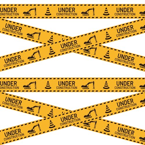 Penitue 2 Rollen Under Construction Partyband, 30mx7,6cm Ohne Klebstoff Baustellen-Mottobanner Achtung Geburtstagsdeko für Klassenzimmer Zuhause Arbeitsbereich Foto-Requisiten und Mitgebsel Penitue 2 Rollen Under Construction Partyband, 30mx7,6cm Ohne Klebstoff Baustellen-Mottobanner Achtung Geburtstagsdeko für Klassenzimmer Zuhause Arbeitsbereich Foto-Requisiten und Mitgebsel von Penitue