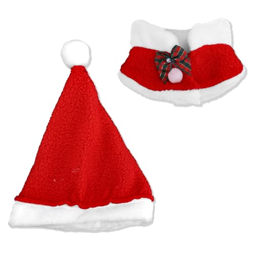 Penitue 2st Kleidung für Puppen Set, Weihnachts Puppen Outfits Süße Kleidung Stilvoller Ersatz Mütze + Schal für 15cm/17cm Große Dolls Ausstellungszubehör Sammlergeschenk Penitue 2st Kleidung für Puppen Set, Weihnachts Puppen Outfits Süße Kleidung Stilvoller Ersatz Mütze + Schal für 15cm/17cm Große Dolls Ausstellungszubehör Sammlergeschenk von Penitue