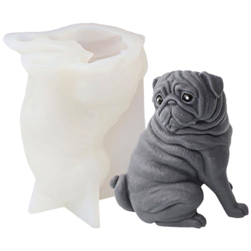 Kerzen Silikonform, Hunde Silikon Kerzenform, Kerzenform zum Gießen, Tieren Silikonformen Gießformen für Kerzen Sojawachs Duftkerze Backen Fondant Kuchen Seife Epoxidharz Bastel Ornamente Kerzen Silikonform, Hunde Silikon Kerzenform, Kerzenform zum Gießen, Tieren Silikonformen Gießformen für Kerzen Sojawachs Duftkerze Backen Fondant Kuchen Seife Epoxidharz Bastel Ornamente von Penlimly