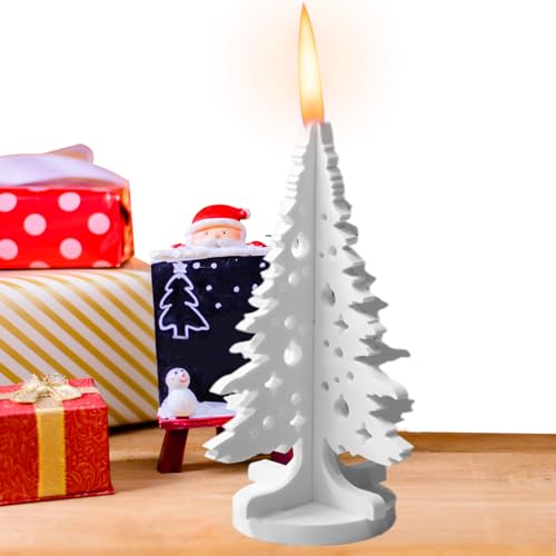 Penlimly Weihnachts Silikonformen,Weihnachtsbaum Silikonformen Weihnachtsdekoration | Bastelwerkzeuge Für Kunsthandwerk Harz Gips Seife - Bastelbedarf Für Zuhause Unterricht Und Festfeiern von Penlimly