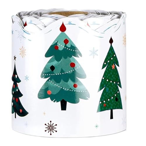 Penlimly Weihnachtsbaum Pinnwand Deko, 18 Meter Weihnachts Grenze Aufkleber, Saisonale Deko Für Klassenzimmer, Wohnung, Tür Und Weitere Räume von Penlimly