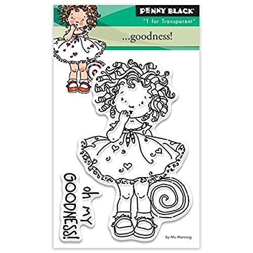 Penny Black Penny Black Clear Stamps 3 Zoll x 4-Zoll Goodness., Acryl, Mehrfarbig von Penny Black