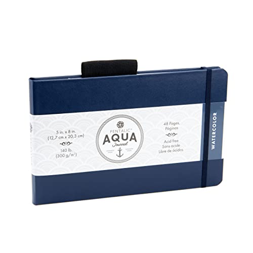 Pentalic Art Wasserfarben-Tagebuch, weiß, 5-inch x 8-inch, 48 Page Journal Pentalic Art Wasserfarben-Tagebuch, weiß, 5-inch x 8-inch, 48 Page Journal von Pentalic