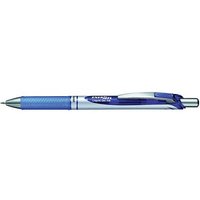 Pentel EnerGel BL77 Gelschreiber blau/silber 0,35 mm, Schreibfarbe: blau, 1 St. von Pentel