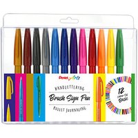Pentel SES15-12 Brush-Pen-Set farbsortiert, 12 St. Pentel SES15-12 Brush-Pen-Set farbsortiert, 12 St. von Pentel