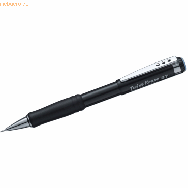 12 x Pentel Druckbleistift Twist-Erase 0,7mm schwarz 12 x Pentel Druckbleistift Twist-Erase 0,7mm schwarz von Pentel