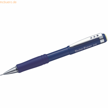 12 x Pentel Druckbleistift Twist-Erase 0,9mm blau von Pentel