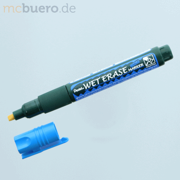 12 x Pentel Kreidemarker Weterase 0,6-4mm blau von Pentel