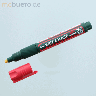 12 x Pentel Kreidemarker Weterase 0,6-4mm rot von Pentel