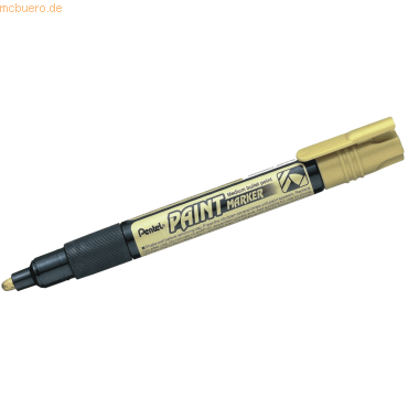 12 x Pentel Lackmarker 2,0mm Rundspitze gold von Pentel