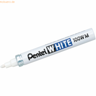 12 x Pentel Lackmarker 2,2mm Rundspitze weiß von Pentel