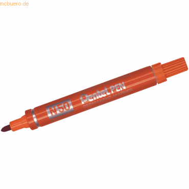 12 x Pentel Permanentmarker 2mm Rundspitze orange von Pentel