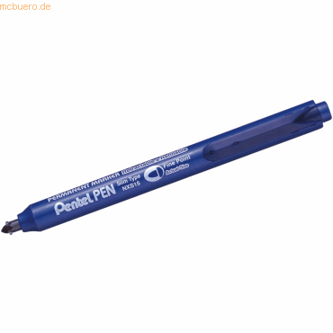 12 x Pentel Permanentmarker mit Druckmechanik Rundspitze 1mm blau 12 x Pentel Permanentmarker mit Druckmechanik Rundspitze 1mm blau von Pentel