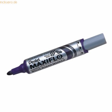 12 x Pentel Whiteboardmarker Maxiflo 2,5mm Rundspitze violett von Pentel