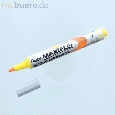 12 x Pentel Whiteboardmarker Maxiflo 2mm Rundspitze gelb 12 x Pentel Whiteboardmarker Maxiflo 2mm Rundspitze gelb von Pentel
