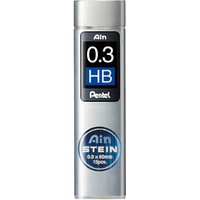 Pentel Ain Stein C273 Fallminen schwarz HB 0,3 mm, 15 St. von Pentel