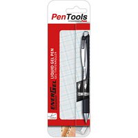 Pentel ENERGEL BLP77 Gelschreiber schwarz/silber 0,35 mm, Schreibfarbe: schwarz, 2 St. Pentel ENERGEL BLP77 Gelschreiber schwarz/silber 0,35 mm, Schreibfarbe: schwarz, 2 St. von Pentel