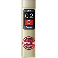 Pentel AIN STEIN C272W Feinminen-Bleistiftminen schwarz B 0,2 mm, 20 St. Pentel AIN STEIN C272W Feinminen-Bleistiftminen schwarz B 0,2 mm, 20 St. von Pentel