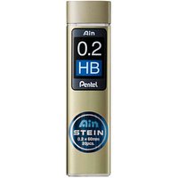 Pentel Ain Stein C272W Feinminen-Bleistiftminen schwarz HB 0,2 mm, 20 St. Pentel Ain Stein C272W Feinminen-Bleistiftminen schwarz HB 0,2 mm, 20 St. von Pentel
