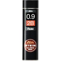 Pentel Ain Stein C279 Fallminen schwarz 2B 0,9 mm, 36 St. von Pentel