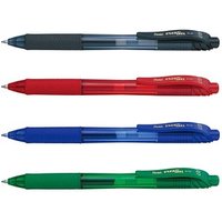 Pentel ENERGEL BL107 Gelschreiber-Set schwarz, blau, rot, grün 0,35 mm, Schreibfarbe: farbsortiert, 4 St. Pentel ENERGEL BL107 Gelschreiber-Set schwarz, blau, rot, grün 0,35 mm, Schreibfarbe: farbsortiert, 4 St. von Pentel