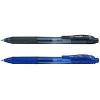 Pentel BL107 Gelschreiber-Set schwarz, blau 0,35 mm, Schreibfarbe: farbsortiert, 4 St. von Pentel