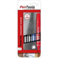 Pentel PenTools N50-PRO4ABCEU Permanentmarker farbsortiert 3,0 mm, 4 St. von Pentel