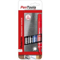 Pentel PenTools N50-PRO4ABCEU Permanentmarker farbsortiert 3,0 mm, 4 St. Pentel PenTools N50-PRO4ABCEU Permanentmarker farbsortiert 3,0 mm, 4 St. von Pentel