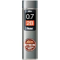 Pentel Ain Stein C277 Fallminen schwarz 2B 0,7 mm, 40 St. von Pentel