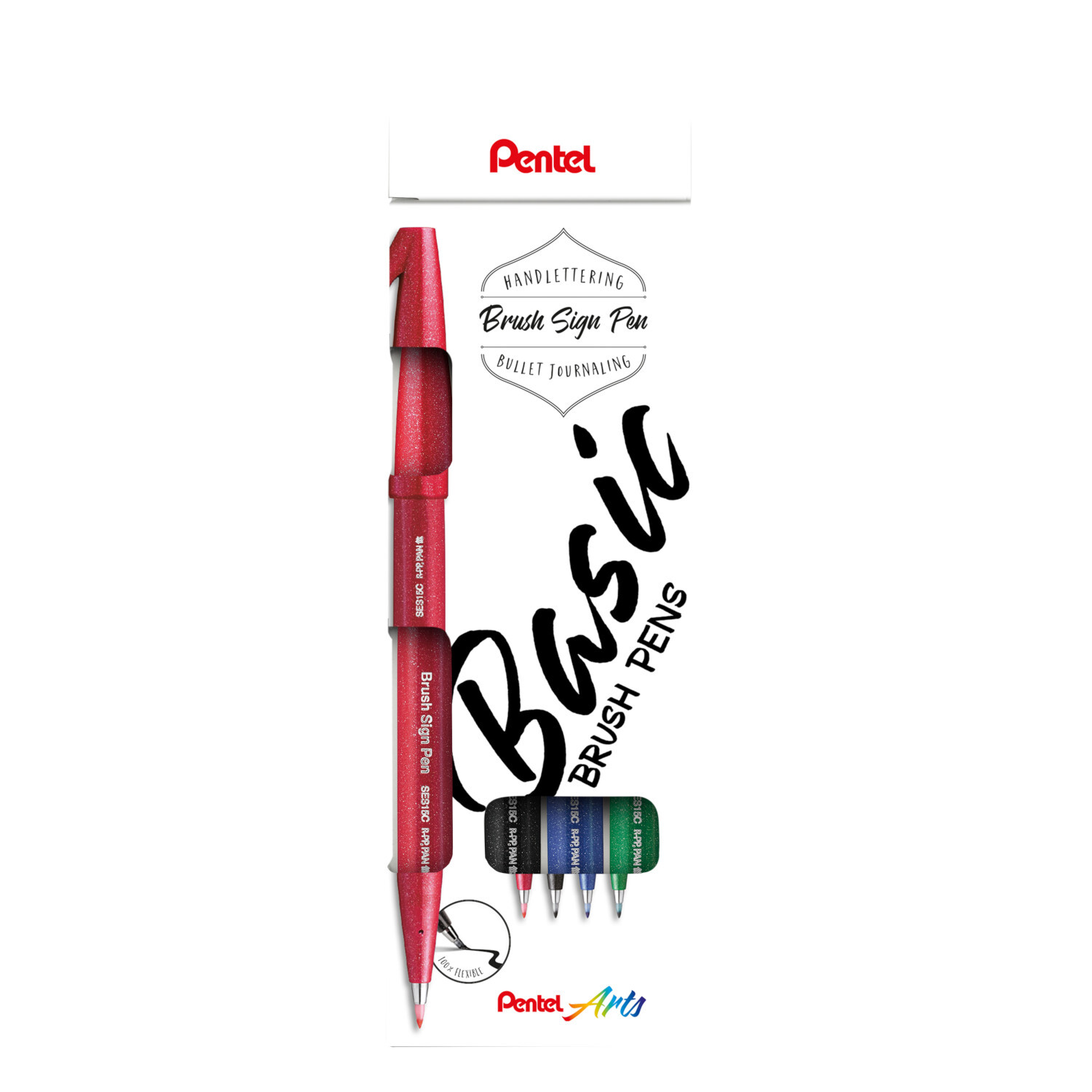 Kalligrafiestift Brush Sign Pen Set Basic Kalligrafiestift Brush Sign Pen Set Basic von Pentel