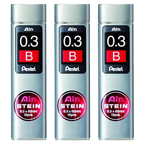 PENTEL AIN STEIN C273 Härtegrad B, 15 Minen, 0,3 mm, 3 Stück PENTEL AIN STEIN C273 Härtegrad B, 15 Minen, 0,3 mm, 3 Stück von Pentel