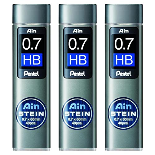 PENTEL AIN STEIN C277 Härtegrad HB, 40 Minen, 0,7 mm, 3 Stück PENTEL AIN STEIN C277 Härtegrad HB, 40 Minen, 0,7 mm, 3 Stück von Pentel