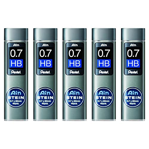 PENTEL AIN STEIN C277 Härtegrad HB, 40 Minen, 0,7 mm, 5 Stück PENTEL AIN STEIN C277 Härtegrad HB, 40 Minen, 0,7 mm, 5 Stück von Pentel