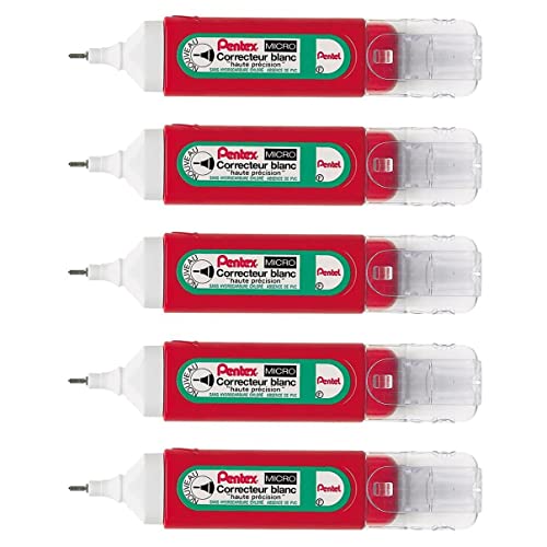 PENTEL Pentex ZLC31-W Korrekturstifte, feine Spitze, 12 ml, 5 Stück PENTEL Pentex ZLC31-W Korrekturstifte, feine Spitze, 12 ml, 5 Stück von Pentel