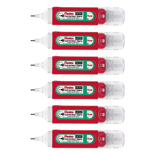 PENTEL Pentex ZLC31-W Korrekturstifte, feine Spitze, 12 ml, 6 Stück PENTEL Pentex ZLC31-W Korrekturstifte, feine Spitze, 12 ml, 6 Stück von Pentel