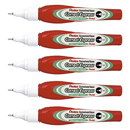 PENTEL ZLE53-W Korrekturstifte, 7 ml, feine Spitze, Weiß, 5 Stück PENTEL ZLE53-W Korrekturstifte, 7 ml, feine Spitze, Weiß, 5 Stück von Pentel