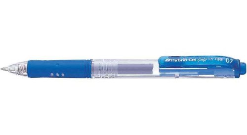 Pentel 12 Stück Kugelschreiber Tinte Gel Hybrid Gel Grip K157, blau von Pentel