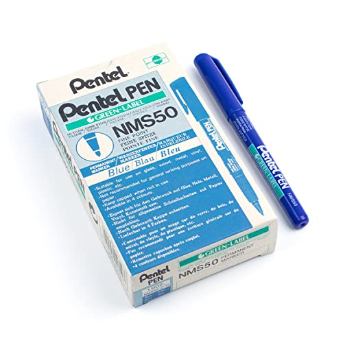 Pentel 2.0 mm Spitze Fine Point Permanent Marker blau von Pentel