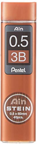 Pentel Ain STEIN C275 Feinmine, 40 Minen je Dose, 0.5 mm, Härtegrad 3B (1 Dose) Pentel Ain STEIN C275 Feinmine, 40 Minen je Dose, 0.5 mm, Härtegrad 3B (1 Dose) von Pentel