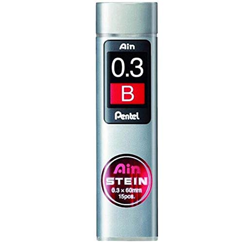 Pentel AIN pencil refill leads 0.3mm B x 15 leads by Pentel von Pentel