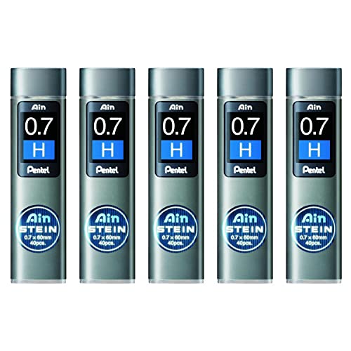 Pentel Ain Stein Druckbleistift führen 0,7 mm H 40 Minen (c277-h) 5 set von Pentel