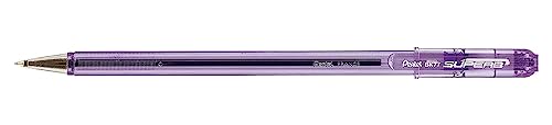 Pentel BK77-V Kugelschreiber, Metallspitze, 0,7 mm, violett, 12 Stück von Pentel
