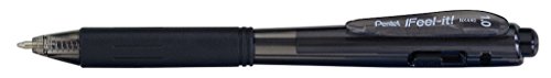 Pentel BX440-A Kugelschreiber, besonders weich schreibend 12er Pack schwarz von Pentel