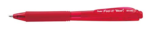Pentel BX440-B Kugelschreiber mit Druckmechanik Rot, 0.5 mm Pentel BX440-B Kugelschreiber mit Druckmechanik Rot, 0.5 mm von Pentel