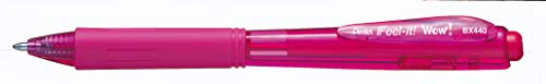 Pentel BX440-P Kugelschreiber mit Druckmechanik, 12 Stück, Rosa von Pentel
