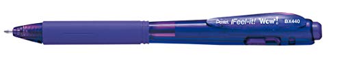 Pentel BX440-V Kugelschreiber mit Druckmechanik, 12 Stück, Violett von Pentel